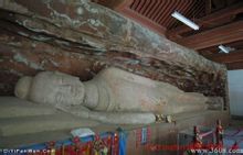 炳灵寺石窟卧佛