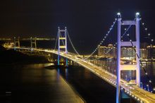 香港青马大桥夜景